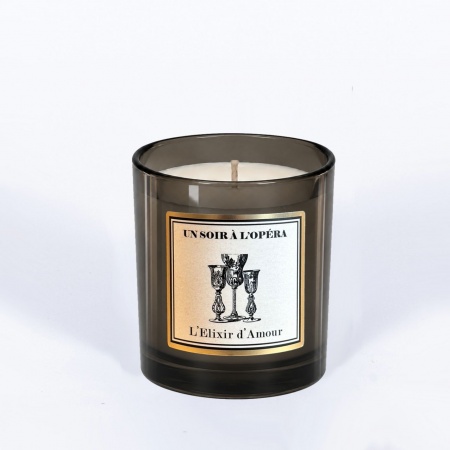   Bougie parfum&eacute;e - L\'Elixir d\'Amour - Th&eacute; noir &eacute;pic&eacute; - Tailles : LA SOLISTE - 180 G