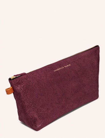Pochette / Trousse / Porte Monnaie en cuir LENCIL - Turtle Vin