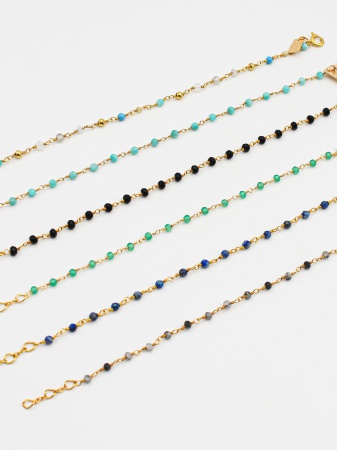 164-Bracelet pierres fines CAROLE