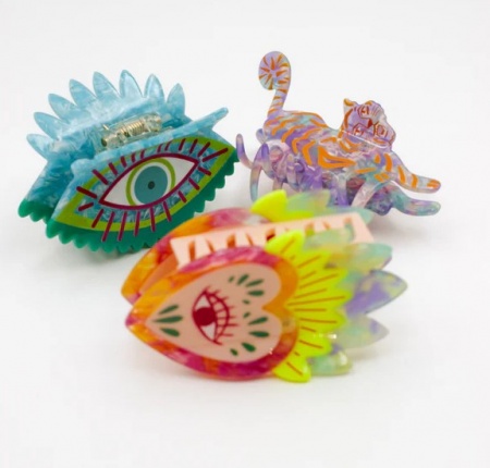 208pro-PINCE à cheveux Tigre