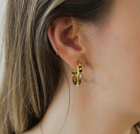 21-Créoles perlées multico - CHARLOTTE