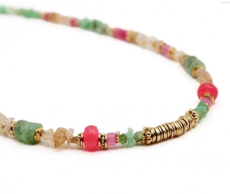 26FW60 - Collier heishi crunchs