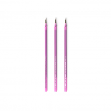 3 RECHARG. STYLO À ENCRE GEL - ERASABLE PEN REFILLS - PURPLE