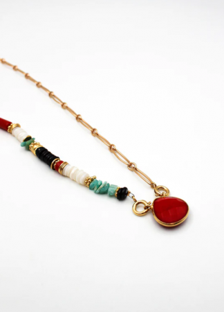 30-Collier bimatière FRIDA