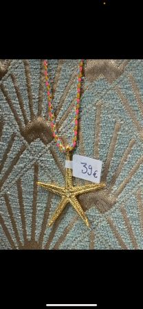 31 - Collier cordon étoile de mer - CARLA