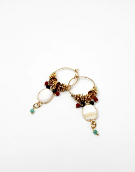 39-Petites cr�oles pierres FRIDA