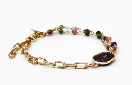 49 - Bracelet bimati re tourmaline - ALBA