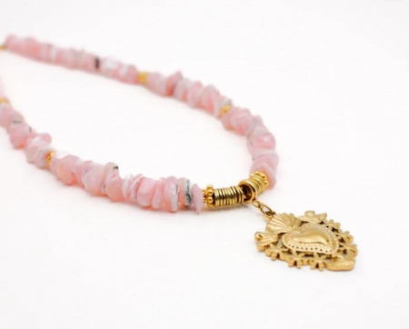 90-Collier crunchs ex voto - CHRISTELLE