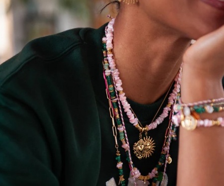 90-Collier crunchs ex voto - CHRISTELLE