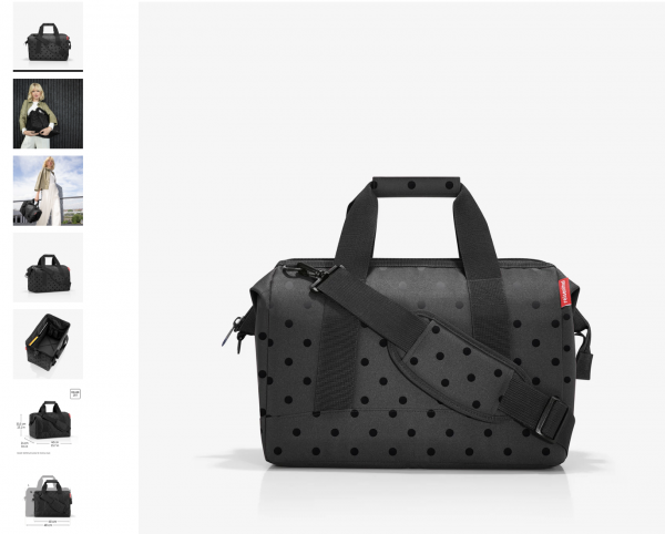 allrounder M glossy dots black