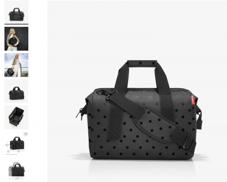 allrounder M glossy dots black