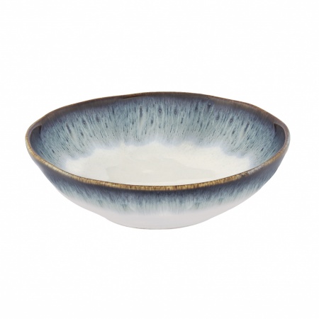 ASSIETTE A SOUPE - EN POECELAINE - D19CM - NUANCE BLUE