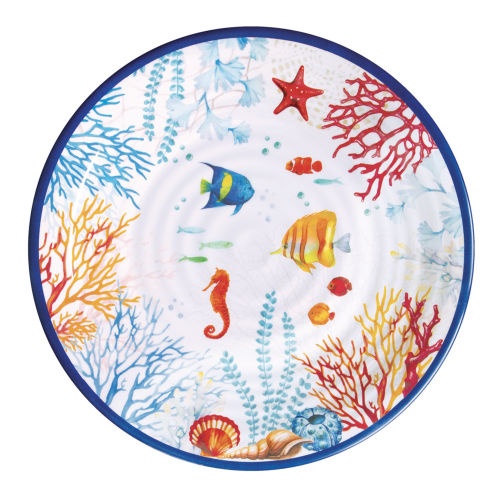ASSIETTE PLATE � 26,5CM EN MELAMINE