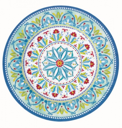 ASSIETTE PLATE ¯ 27CM EN MELAMINE TOSCANA