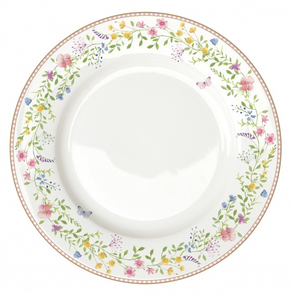 ASSIETTE PLATE - EN PORCELAINE - D26,5CM - HAPPY EASTER