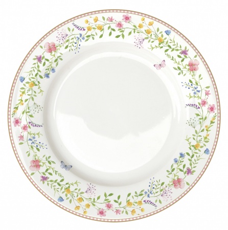 ASSIETTE PLATE - EN PORCELAINE - D26,5CM - HAPPY EASTER
