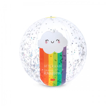 BALLON DE PLAGE GONFLABLE - RAINBOW