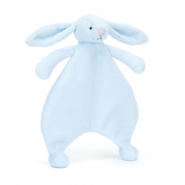 Bashful Blue Bunny Comforter / Doudou