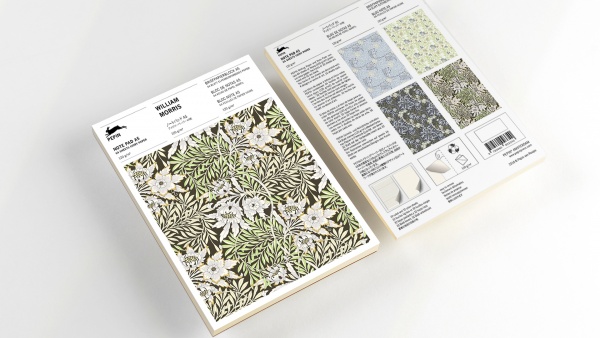 Bloc de papier � lettre A5NP William Morris