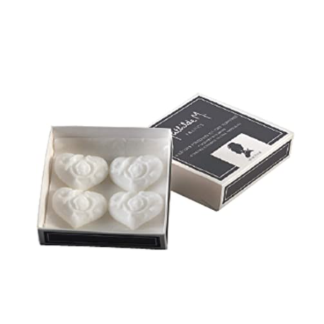 Bo�te de 4 d�cors fondants Coeur - Marquise