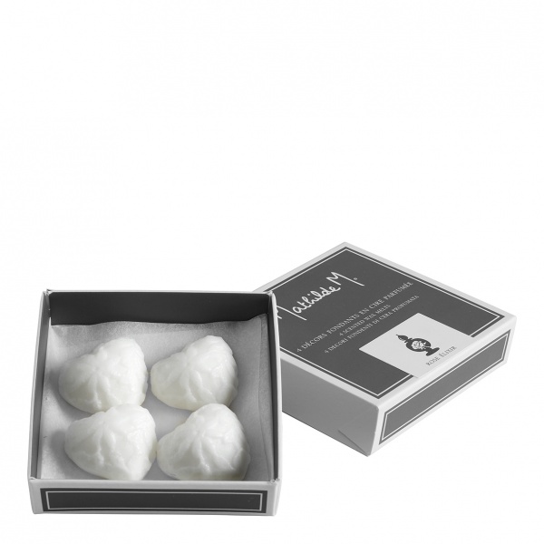 Bo�te de 4 d�cors fondants Coeur - Rose Elixir