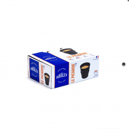 BOITE DE 6 GOBELET - PICARDIE NOIR - PM