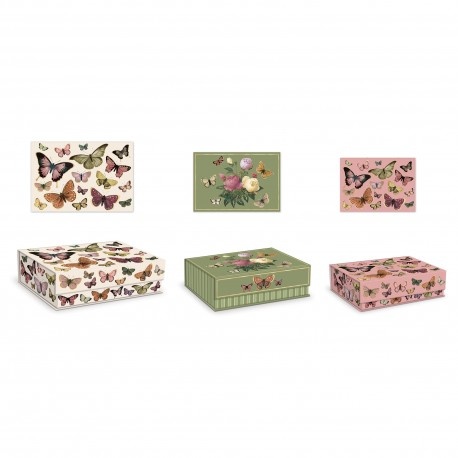 bo�te rectangulaire - Butterflies