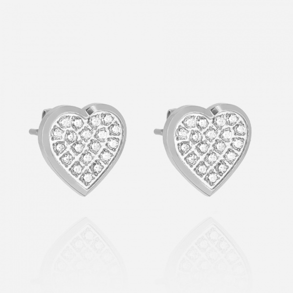 BOUCLE D\'OREILLE-Aimee-ACIER-zirconium sertis