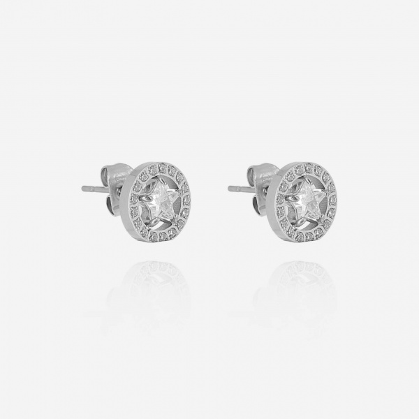 BOUCLE D\'OREILLE-Alveria-ACIER-zirconium sertis