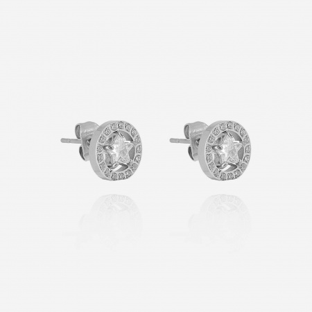 BOUCLE D\'OREILLE-Alveria-ACIER-zirconium sertis