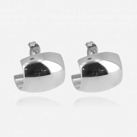 BOUCLE D OREILLE CREOLE ACIER
