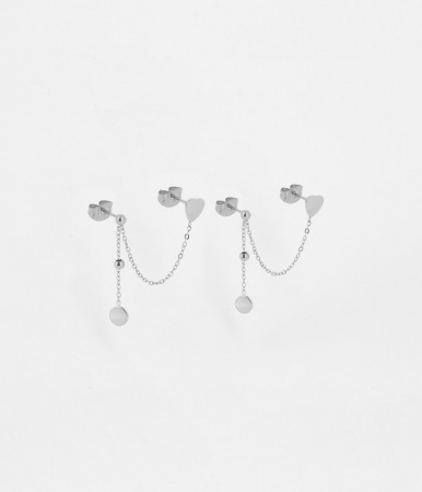 BOUCLE D OREILLE Herz ACIER