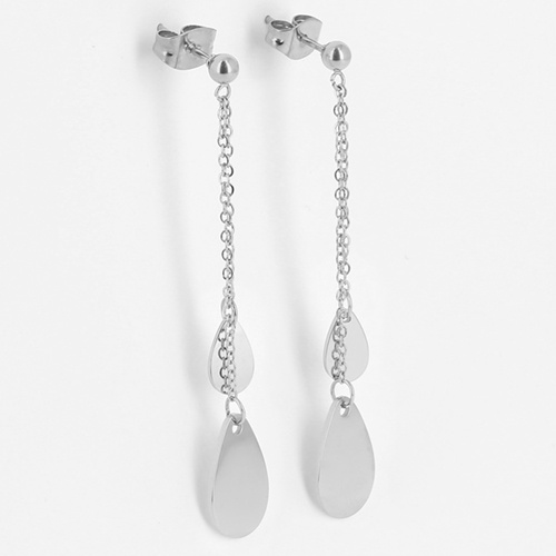 BOUCLE D OREILLE LONG ACIER