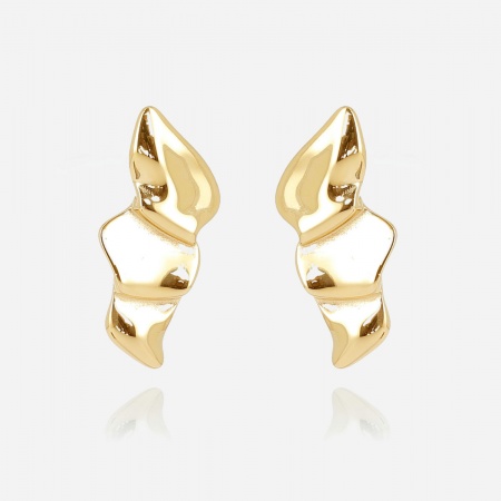 BOUCLE D\'OREILLE-MEDIUM-ACIER DORE
