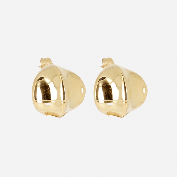 BOUCLE D\'OREILLE-MEDIUM-ACIER DORE