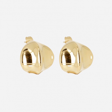 BOUCLE D\'OREILLE-MEDIUM-ACIER DORE
