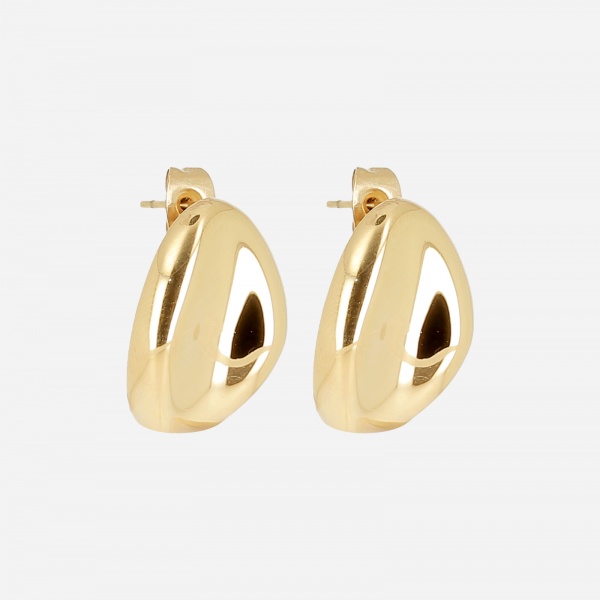 BOUCLE D\'OREILLE-MEDIUM-ACIER DORE