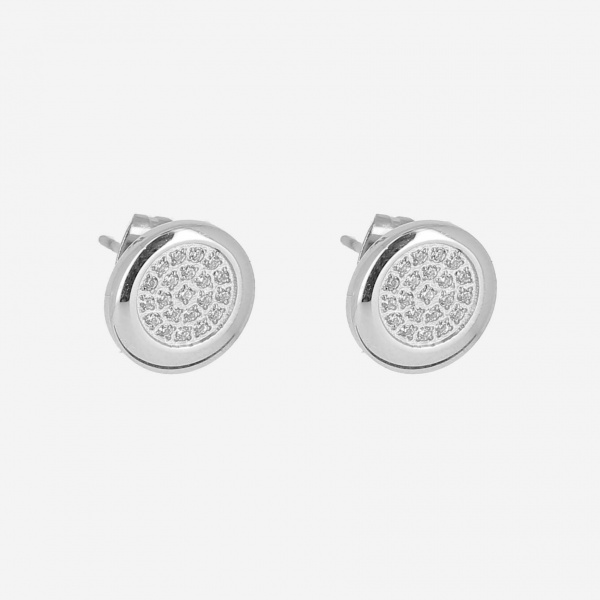 BOUCLE D\'OREILLE-MINI BO-ACIER-zirconium sertis