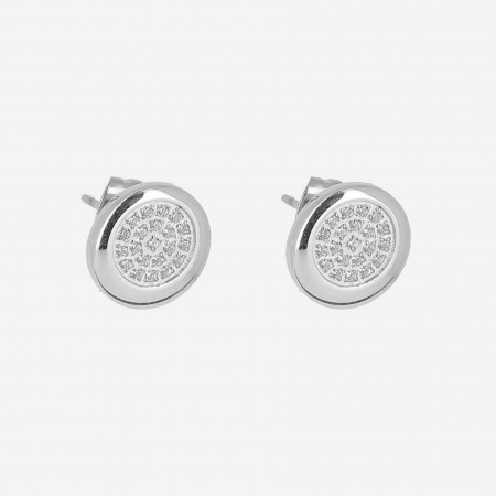 BOUCLE D\'OREILLE-MINI BO-ACIER-zirconium sertis