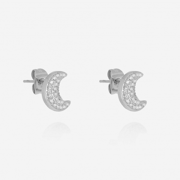 BOUCLE D\'OREILLE-Noelie-ACIER-zirconium sertis