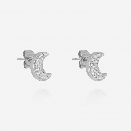 BOUCLE D\'OREILLE-Noelie-ACIER-zirconium sertis