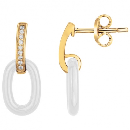 Boucles d\'oreille Plaqué Or - JEANNE-B