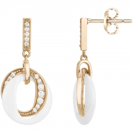 Boucles d\'oreille Plaqué Or - NORAH-B