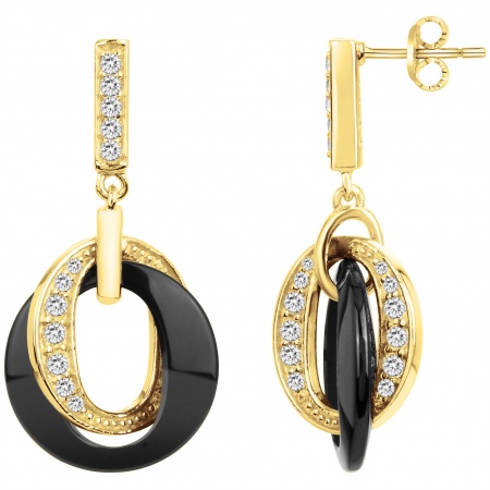 Boucles d\'oreille Plaqué Or - NORAH-N
