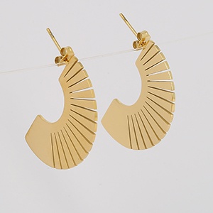 BOUCLES D OREILLES - ACIER UNI