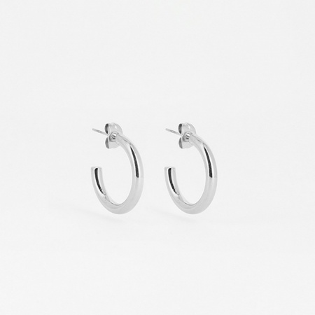 BOUCLES D OREILLES- ACIER UNI 3x20mm
