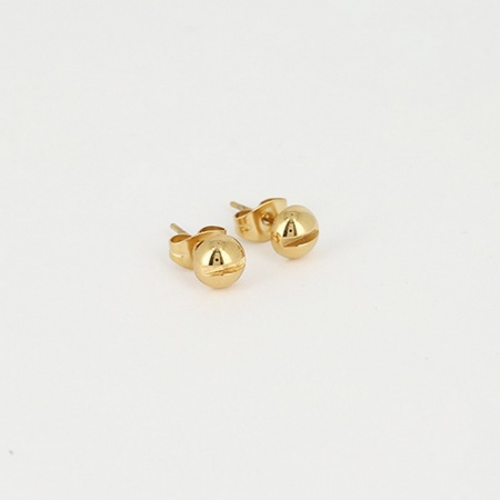 BOUCLES D OREILLES  DORE UNI