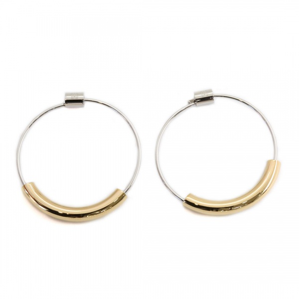 BOUCLES D OREILLES CREOLE ACIER UNI 30MM