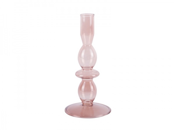 bougeoir en verre \ Art bubbles\ moyen mod�le