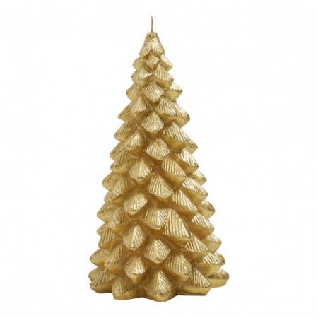 Bougie décorative en forme de SAPIN grand modèle 20cm